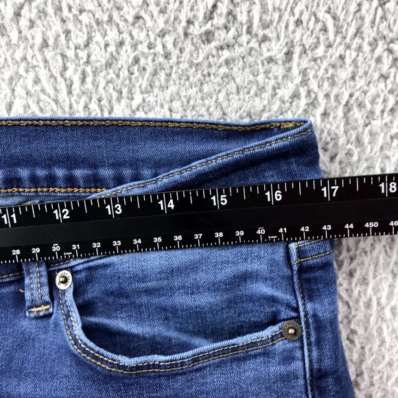 LUCKY BRAND Womens 14/32 R BROOKE Mid Rise Stretch Denim Straight Leg Jeans - Picture 12 of 16